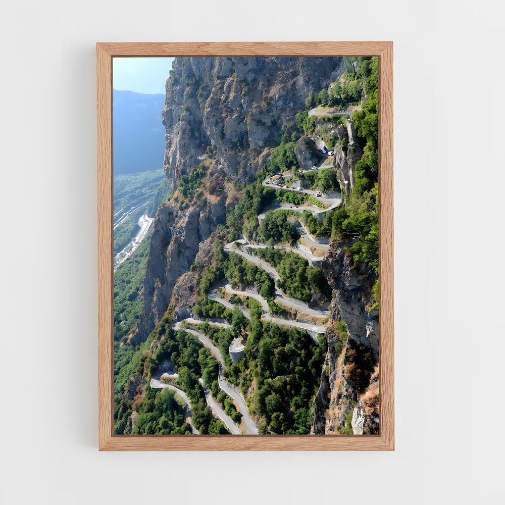 Poster Routes des Pyrénées – affiche Cyclisme (vue 4)